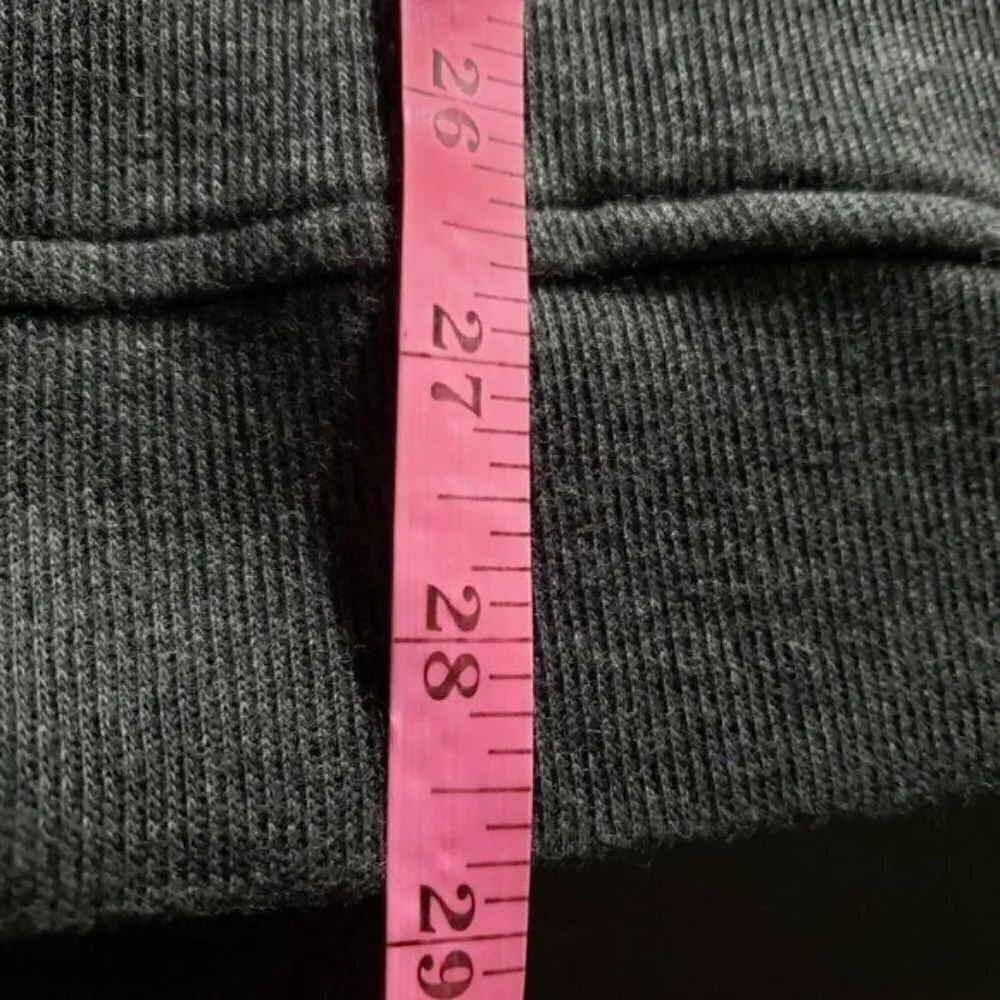 Tasso Elba Mens Gray Heather Knit Full Zip Jacket